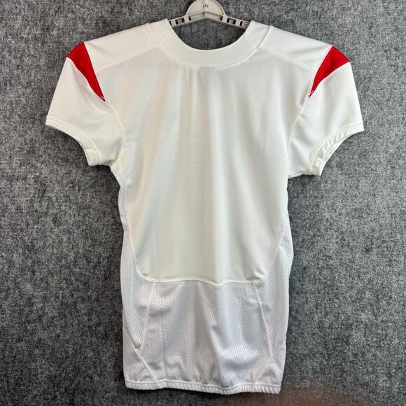 Nike Vapor Pro Football Training Jersey Men's Large White Red 845929-109 - Picture 2 of 8